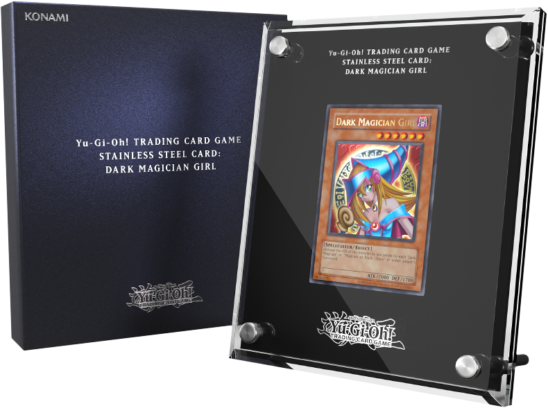 Yu-Gi-Oh! TRADING CARD GAME Stainless Steel Card: Dark Magician Girl