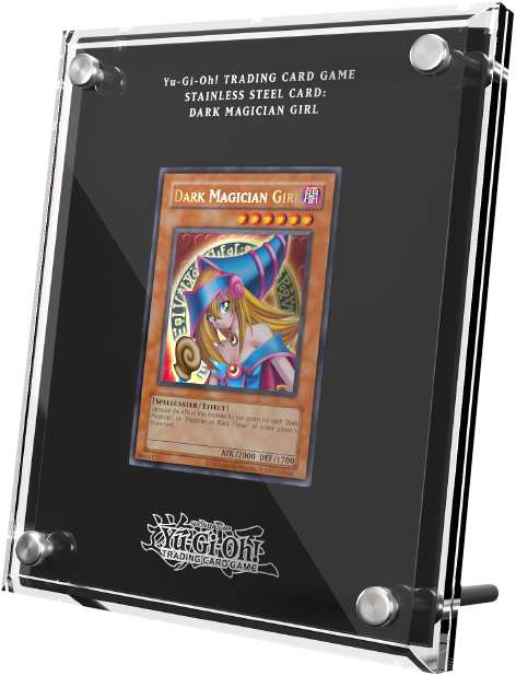 Yu-Gi-Oh! TRADING CARD GAME Stainless Steel Card: Dark Magician Girl