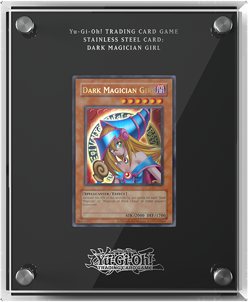 Yu-Gi-Oh! TRADING CARD GAME Stainless Steel Card: Dark Magician Girl